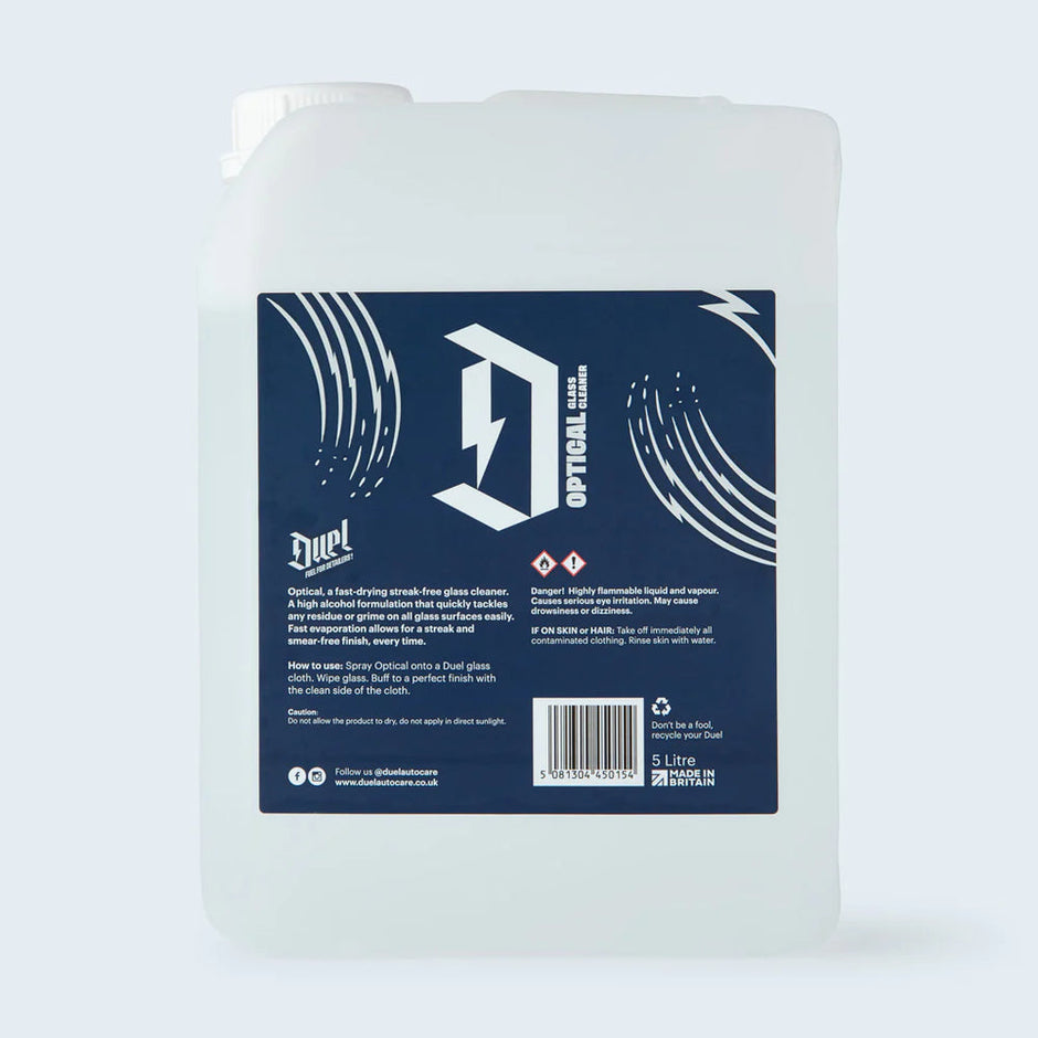 Duel Auto Care Optical - Window & Glass Cleaner- 5 Litre