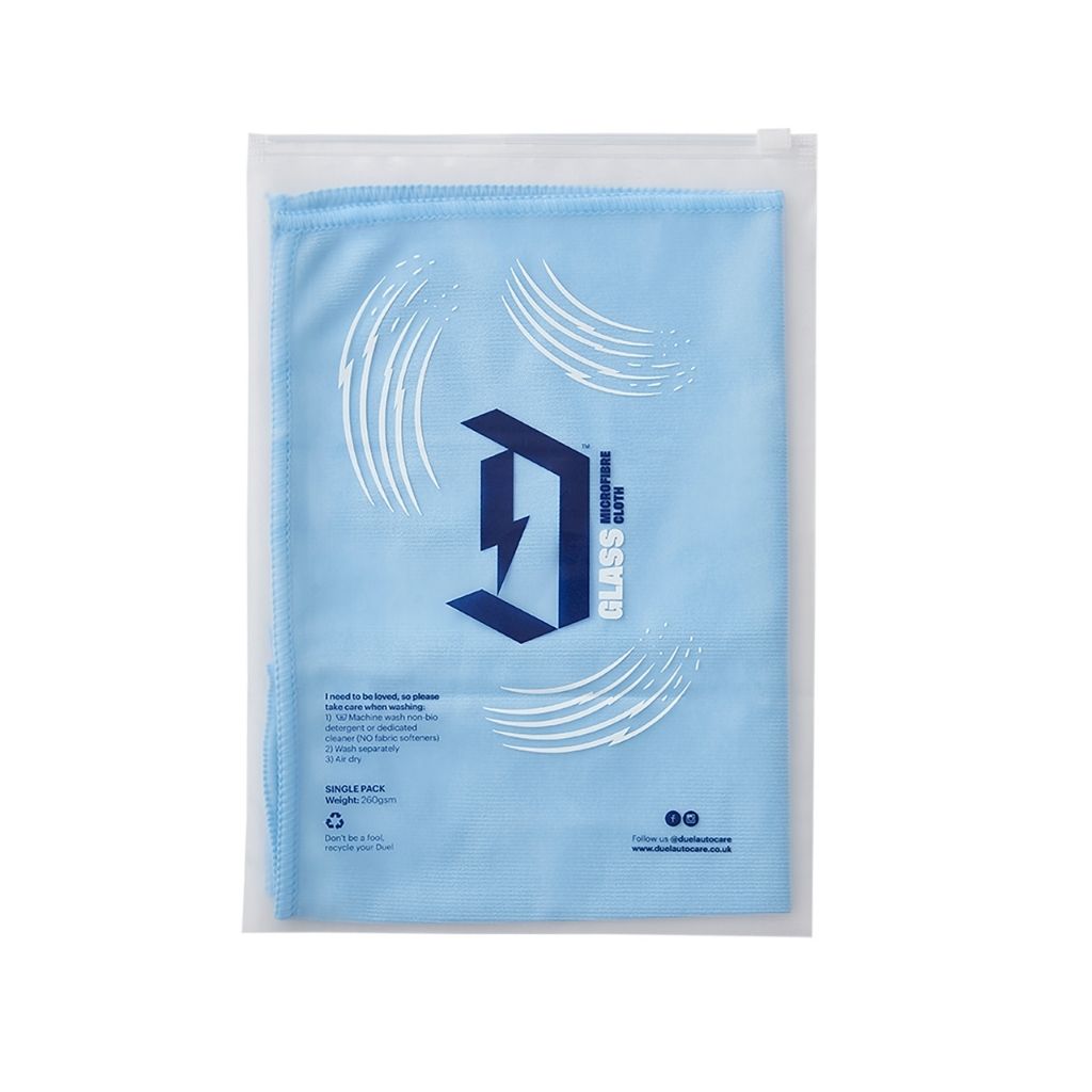 Duel Auto Care Window & Glass Microfibre Cloth 260gsm