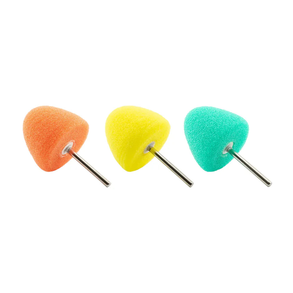 Carbon Collective Hex Polishing Cones - Set of 3