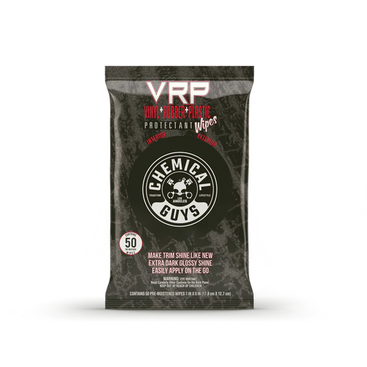 Chemical Guys VRP Protectant Wipes For Vinyl, Rubber & Plastic (50 Wipes)
