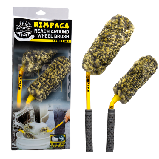 Chemical Guys Rimpaca Reach Around Ultimate Wheel Brush Set (2 PCS)
