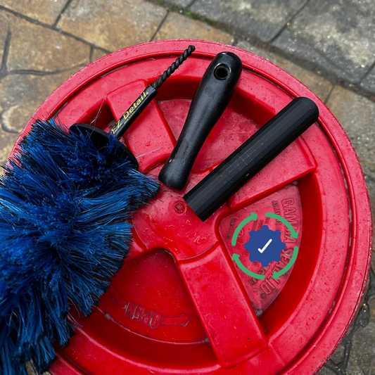 EZ Detail Wheel Brush Replacement Handle Pack Of 2