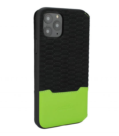 Lamborghini Genuine iPhone 11 Alcantara, Leather Case