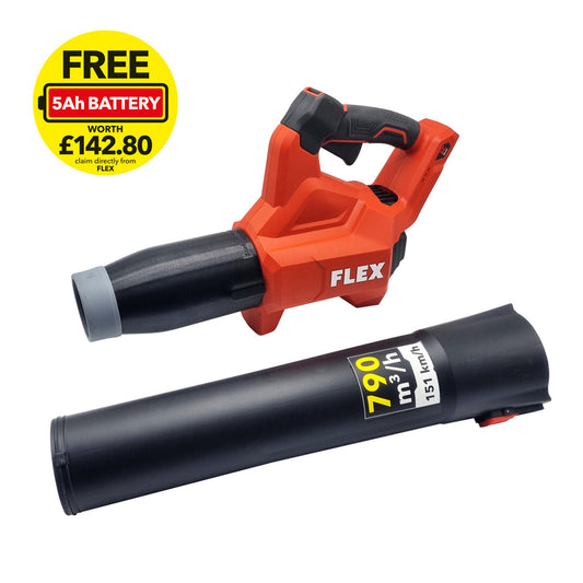 Flex Cordless Blower GBL 790 18-EC Inc Stubby Nozzle & Blower Band
