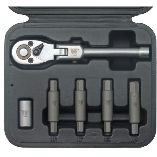 Welzh Werkzeug New Generation Brake Caliper Tool Set 6pc