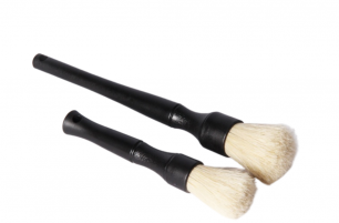 A1 Autozone Black Soft Boar’s Hair Detailing Brush Set Of 2