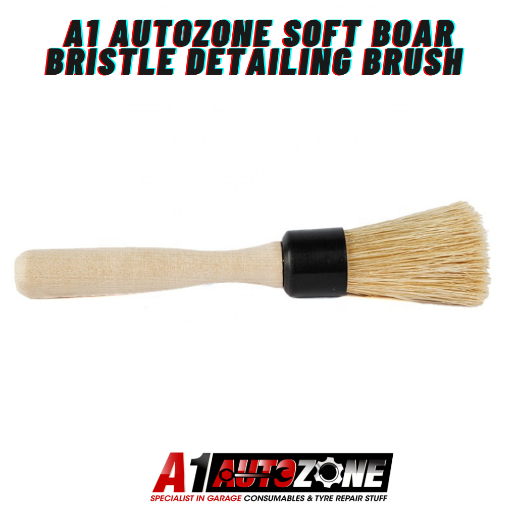 A1 Autozone Soft Boars Bristle Interior Detailing Brush