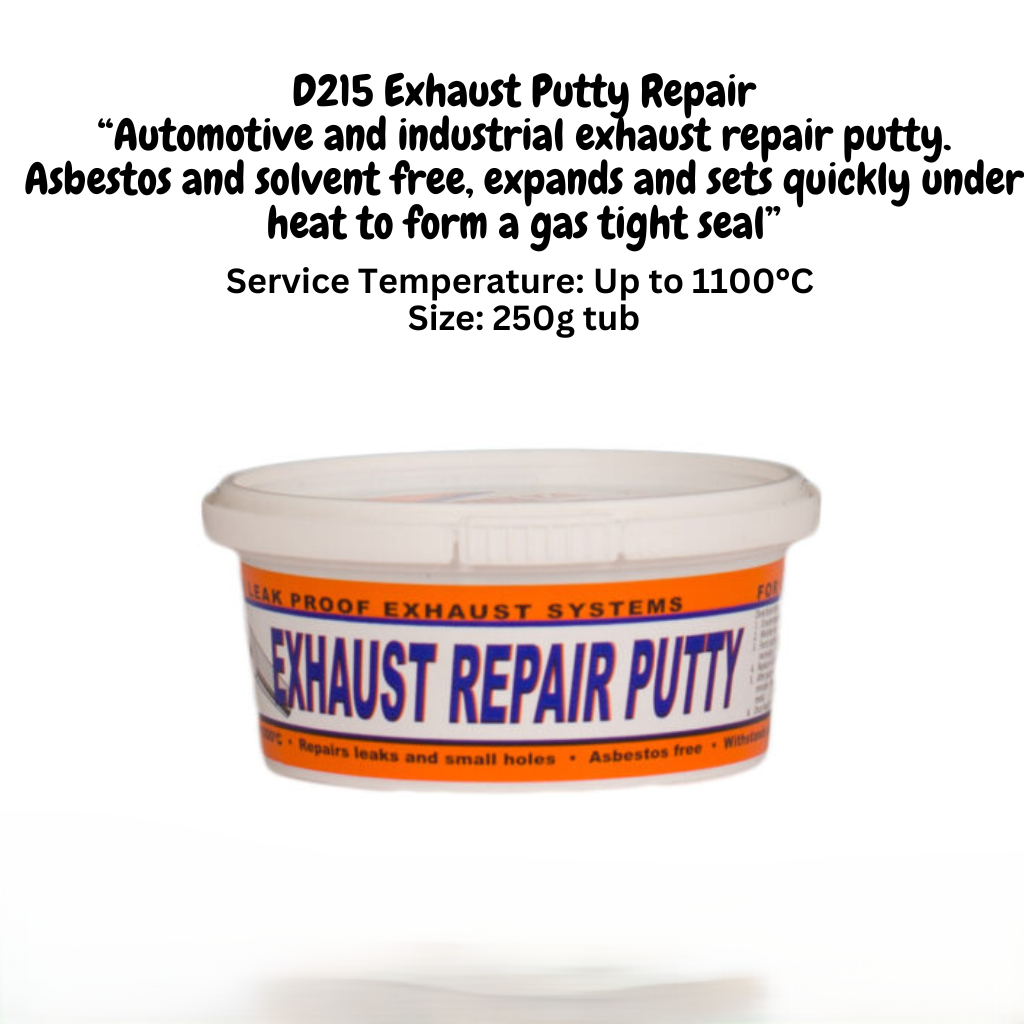 Delta Adhesives  Exhaust Repair Putty D215 For Leak Proof Exhuast Systems
