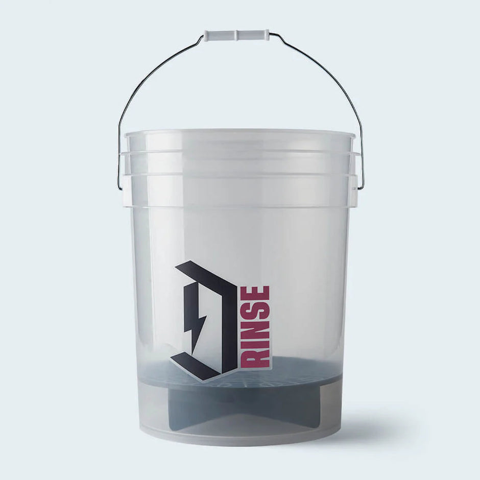 Duel Auto Care Rinse Buckets with Grit Guards