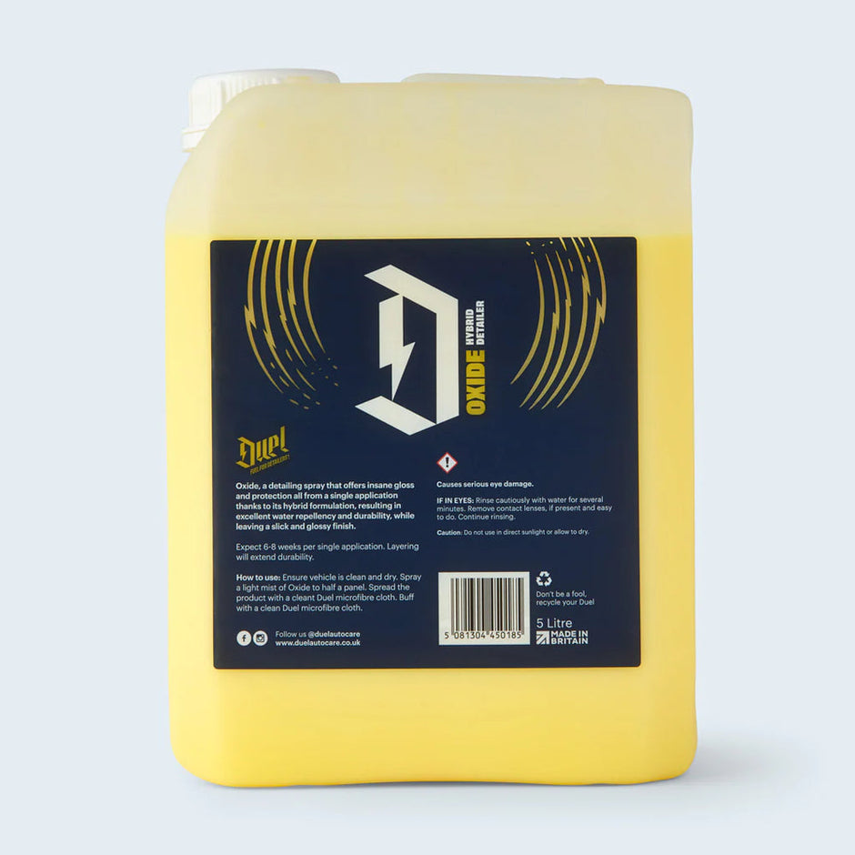 Duel Auto Care Oxide – Hybrid Quick Detailer Gloss & Protection 5 Litre