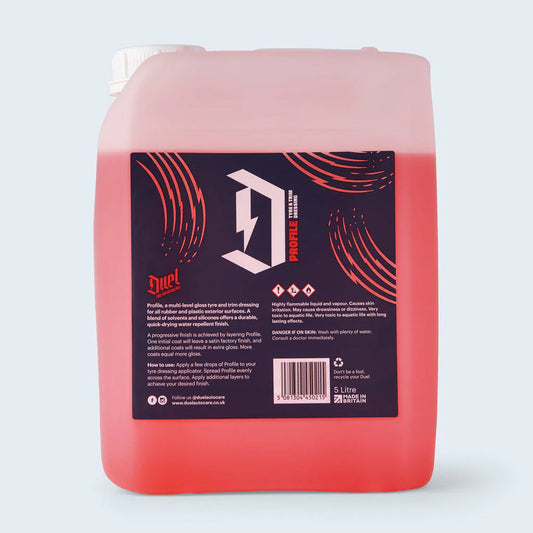 Duel Auto Care Profile - Tyre & Trim Dressing - 5Litre