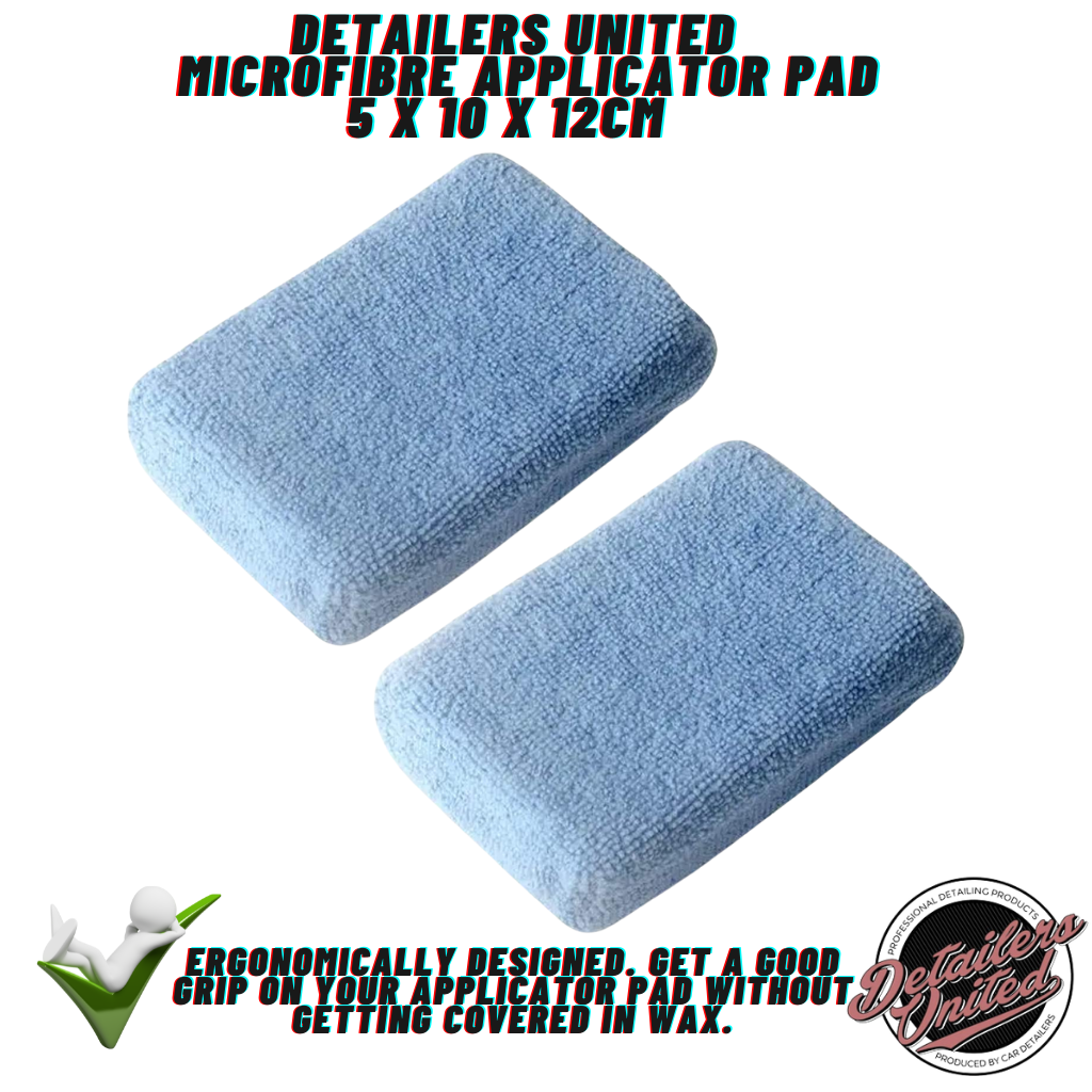 Detailers United Ceramic Coating Microfibre Applicator Pad- pack of 2