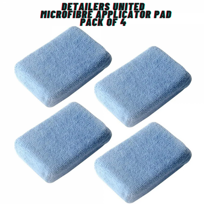 Detailers United Ceramic Coating Microfibre Applicator Pad- pack of 4