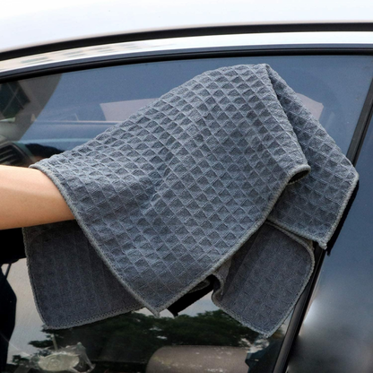 Detailers United Professional Grade Lint Free Waffle Glass Detailing Cloth : 40 x 40 cm