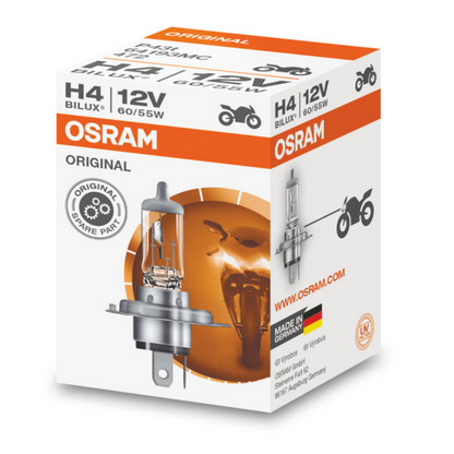 Osram H4 (472) Pk of 10 bulbs-12v 60w/55w 3 Pin