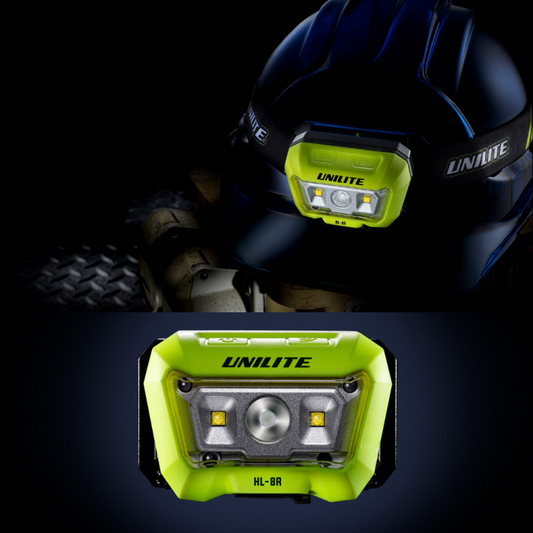 UNILITE HL-8R Sensor Dual Beam Headtorch