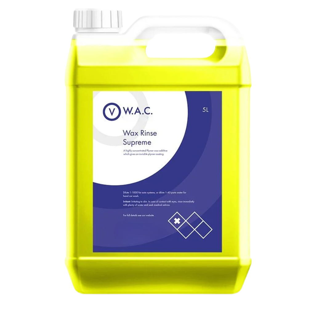 W.A.C Premium Polymer Spray Wax Rinse Supreme - 5 Litre