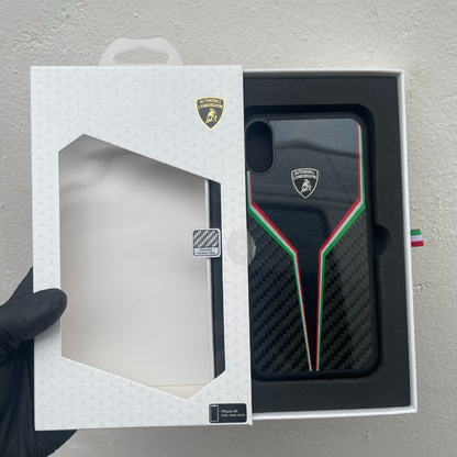 Lamborghini iPhone XR Case Genuine Carbon Fibre