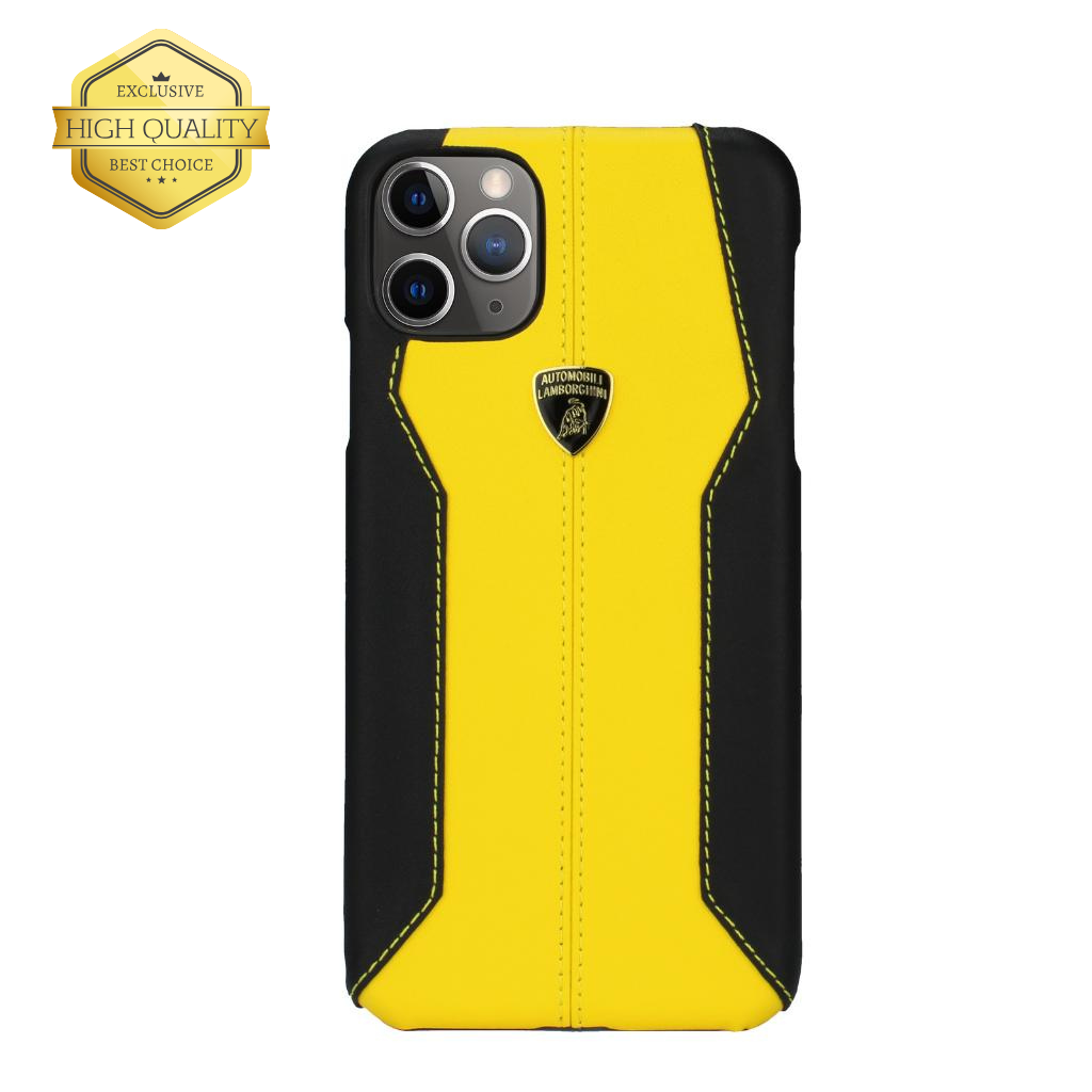 Lamborghini iPhone 11 Pro Max Case Genuine Leather