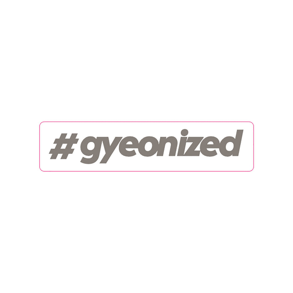 Gyeon Sticker - #gyeonized Silver