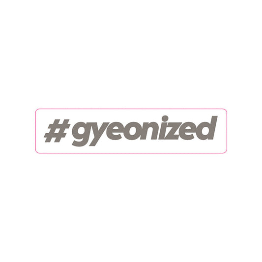 Gyeon Sticker - #gyeonized Silver